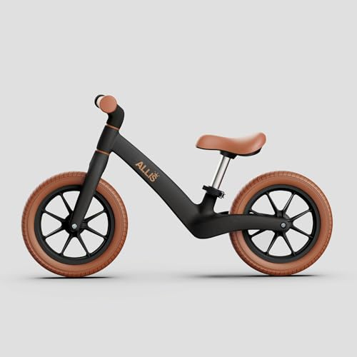 Allis LUMI 12” Balance Bike - Training Bike for Toddlers with Adjustable Seat - Award Kids Bike for Age 2-5 Years, Sturdy Design Puncture Proof Tires and Rust Resistant Frame