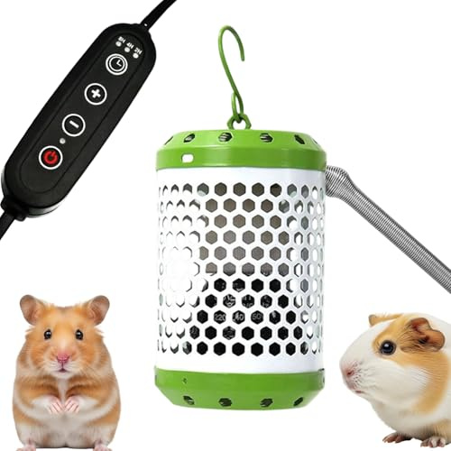 Genérico Calentador De Baño De Aves,Bombilla Con Protección Segura - Bombilla Calefactora para Jaula de Pájaros | Para Reptiles Tortugas Lagartos Ranas Loros Pollos Gallineros Baños