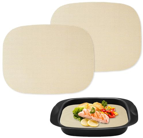 2 pellicole permanenti per Bimby TM7 Varoma – Carta da forno riutilizzabile con rivestimento antiaderente, resistente al calore fino a 250 °C