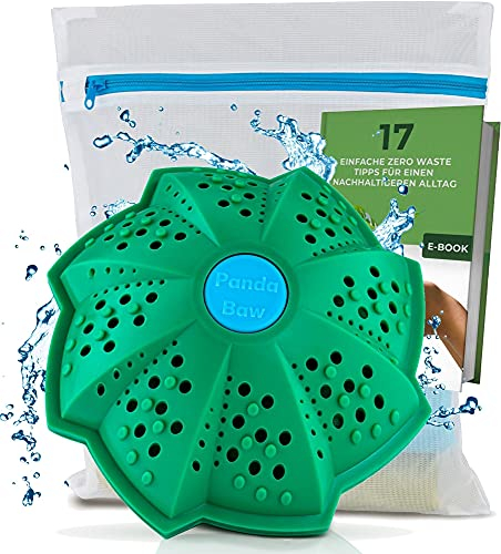 PandaBaw® Boule de Lavage Machine a Laver [TRÈS BIEN] - Boule Lavage sans Lessive Ecologique, Les Gargouille Lavage Linge, pour env. 1500 Lavages