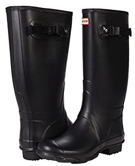 HUNTER Damen Field Huntress Rubber Black Black Stiefel 40-41 EU