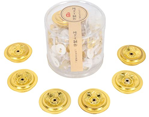 Lot de 156 mèches flottantes pour Lampe à Huile avec mèches flottantes en métal