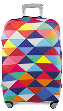 PAYMA - Funda para Maleta, Equipaje. Cubierta Elástica Protectora Forro para Maleta. Diseños Divertidos Originales. Revestimiento Protector de Arañazos y Manchas. Talla: Cabina (S), Color: Multi
