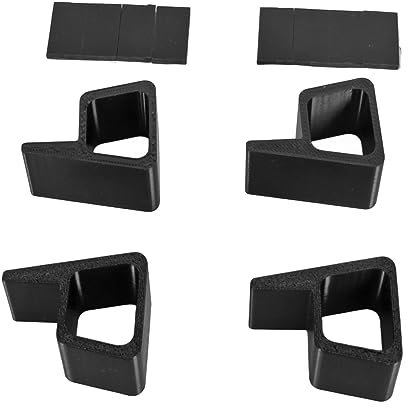 4 Uds Consola de Juegos Versión Horizontal Soporte de Elevación Antideslizante Accesorios a Prueba de Desgaste para One S X Negro