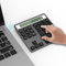 2 en 1 Teclado Inalámbrico con Calculadora - Teclado Numérico Bluetooth & 2.4 G para Portátil/PC, 34 Teclas Teclado Numérico Compatible con Windows/Mac/iOS/Android/Linux - Contabilidad/Oficina