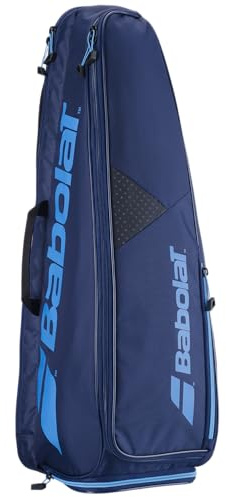 Babolat - Badminton-Rucksack Modell Backrack Bad, Kapazität bis zu 4 Schläger, DREI Separate Fächer für Schläger, Kleidung und Schuhe, Schwarz Gelb, Kann auf dem Rücken getragen Werden