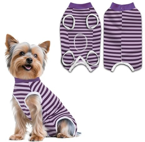 PawSailor Dog Surgery Recovery Suit Female Male Dog Post Op Bodysuit