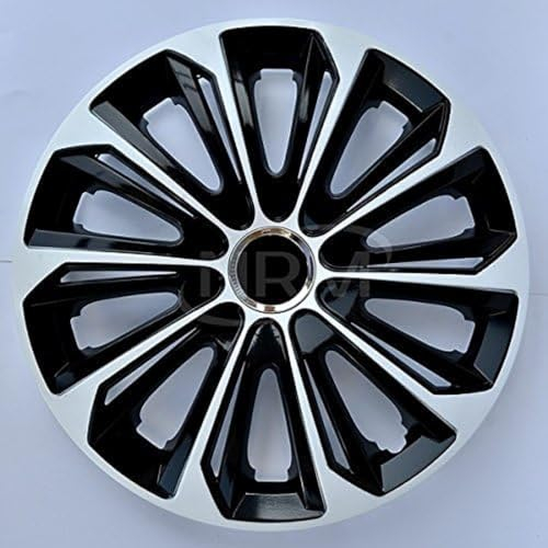 Radzierblende EXTRA Strong schwarz/weiß 14 Zoll 4er Set