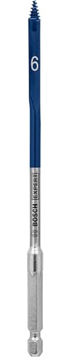 Expert Self Cut Speed Spade Bit, 6mm x 152mm, HEX Shank, 1 Pc