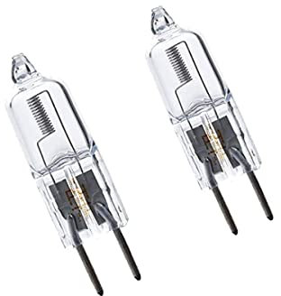 oniroview Kit 2 pezzi LAMPADINA ALOGENA BISPINA 24V 50W GY6.35 Luce Calda per Macchinari Industriali