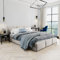 Jana Polsterbett 140×200 mit bettlkasten und lattenrost NELA HLR-5 Beige Velours