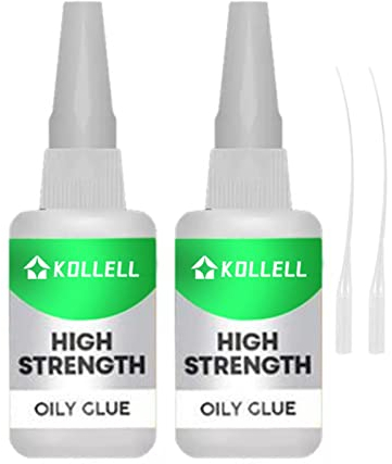 High Strength Oily Glue,Universal Super Glue,Welding High-Strength Oily Glue, Used For Quick Repair Of Metal, Plastic, Wood, Glass, Jade And So On(50g/pcs) (2PCS)