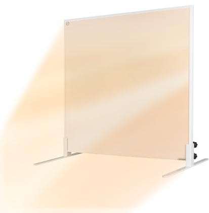 Sunheat Portable 350W Far Infrared Panel Heater, Eco-Friendly Electric Heater Panel, Floor Standing or Wall Mounted Indoor Living Room Space, Bedroom, Bathroom IP54 Splash Proof