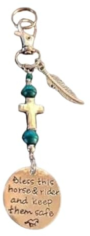 Sadel och träns Berlock Clip, Sadel Berlock Alloy Western Nyckelring