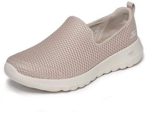 Skechers Damen Go Walk Joy Sneaker, Taupe Textile Trim, 41 EU