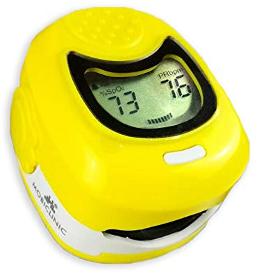 Mobiclinic, Oxímetro pediátrico, Px-03, Pulsioximetro de dedo profesional, Oximetro, Preciso, Pantalla lcd, Medidor oxigeno en sangre, Frecuencia cardiaca y gráfico barras