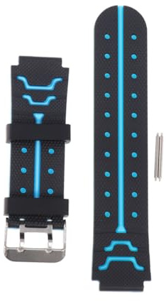 Hemobllo Klockarmband för barn - silikonarmband vattentätt armband universellt armband för pojkar och flickor för generationer barnklockor (svart och rosa), Färg: blå, M, rem