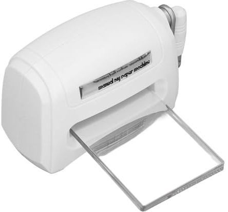 Sonew Macchina per Goffratura Manuale Portatile, Mini Dispositivo di Fustellatura Manuale Fai-da-te per Carta, Cartoncino e Pelle Realizzato in Materiali ABS Durevoli
