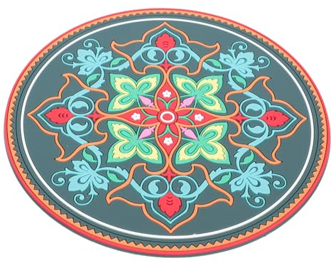 ULDIGI Cuscino per Meditazione Ciotola Sonora in Pvc Decorativo e Portatile per Meditazione Ciotola del Suono Elegante