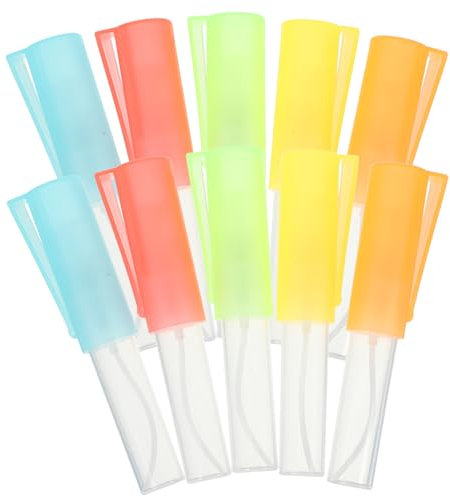 MUSISALY 10pcs Travel Spray Bottles Portable Perfume Refillable Cosmetic Containers Lightweight Compact for Easy Carrying