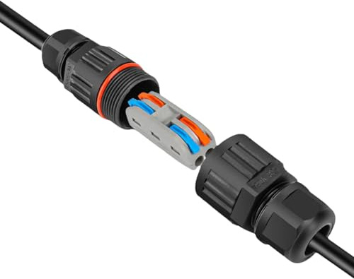 Conector de cable impermeable | Conector de caja de cruce al aire libre - Caja de conexión, conectores de alambre subterráneo para luces de ruta de paisaje callejero