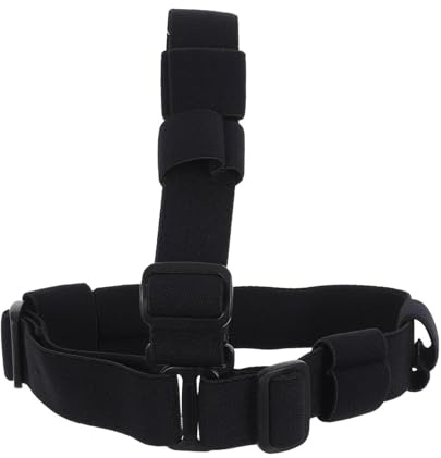 POPETPOP Cinghia Elastica Regolabile per Lampada Frontale, Cinturino di Ricambio per Ciclismo, Escursionismo e attività all’Aperto, Supporto Stabile per Fari da Corsa e Campeggio