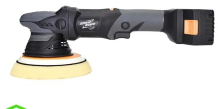 ShineMate Polisseuse rotative sans fil à batterie EB351 (EB351-5/15 Kit)