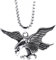 DUTACK Vintage Flying Eagle Pendant Necklace Alloy Fashion Simple Compact And Exquisite Eagle Necklace Men Jewelry Gift