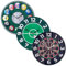 Sportime Design-Wanduhr | Billard-, Dart- oder Tischfußball-Design | geräuscharmes Uhrwerk | Ø 40 cm