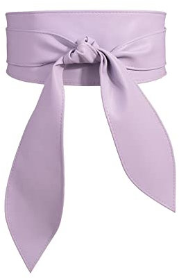 LumiSyne Damen Obi Gürtel Breite Gürtel Retro Cinch Gürtel Weich PU Leder Mode Wickelgürtel Zum Schnüren Knoten Hüftgürtel Bindegürtel Korsett Gürtel Taillengürtel Für Kleider Tägliche Party