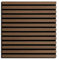 HPFloor Akustikpaneele Holz 60x60cm Wandpaneele Holz schwarz |Innenwanddeko in Holzoptik Wandverkleidung| geölt | Quadratisch | 21mm|4er-Set | schwarzer Filz | Smoked Oak