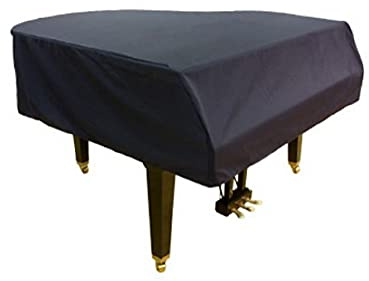 Heavy Cotton Proofed Grand Piano Cover with bonded protective fleece lining to fit BECHSTEIN Grand Piano (Navy, E 275)