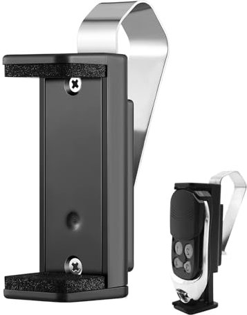 DHWEKU Clip d'ouvre-porte de garage : support universel ajustable pour portes de garage et visières de voitures, Compatible avec la plupart des supports de télécommande de voiture, 1 pièce