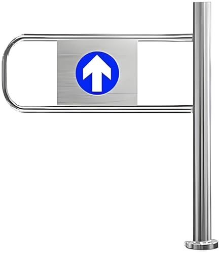 Puerta oscilante automática ajustable de acero inoxidable para tiendas y almacenes, dispositivo de entrada unidireccional de 50 a 100 cm de ancho, mano derecha 70 x 100 cm y solución de acceso seguro