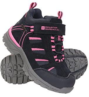 Mountain Warehouse Drift Junior Kids Waterproof Boots | Boys & Girls Rain Footwear, Durable & Breathable High Traction Outsole for Reliable Grip & Stability, For Walking & Hiking