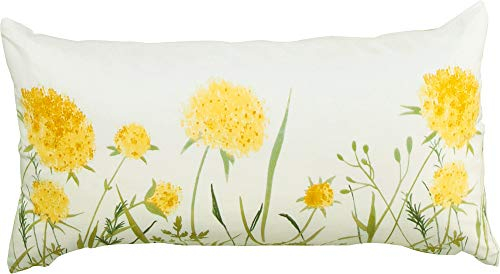 Erwin Müller Kissenbezug Mako-Satin grün-gelb-blau-weiß Größe 40x80 cm