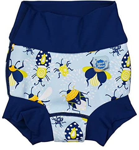 Splash About Happy Nappy Duo Reuseable Swim Nappy for Babies and Toddlers (Bugs Life, 3-6 Months)