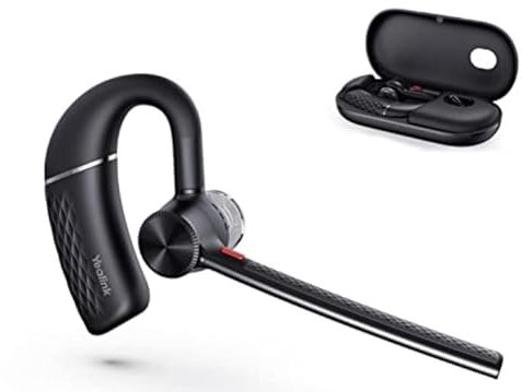 Yealink BH71 Bluetooth Earpiece, Wireless Bluetooth Headset,Hands-Free, Noise Canceling Microphone, Lightweight, Work for Cell Phone PC Driving Business Office