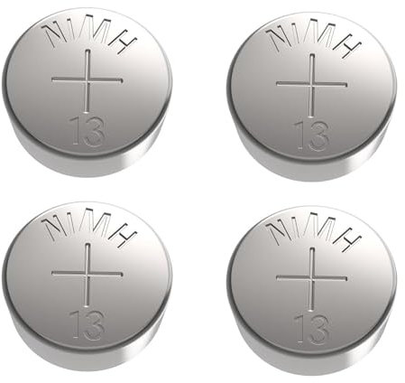 Baterías recargables para audífonos y baterías, caja de carga, funda de cargador de batería para audífonos con baterías para audífonos (4 unidades y 13 baterías)