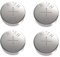 4 PCS Hearing Aid Batteries Size 13, Button Rechargeable Batteries for 13 Hearing Aids, Only Batteries and Must Be Used In Wokyo Hearing Aid Charger Case (4pcs 13 Batteries)