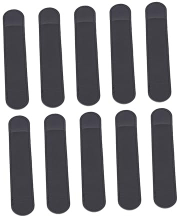 TOYANDONA Custodia in Pelle PU per Penna Touch Stilo Set da 10 Pezzi Nero Protezione Anti-Graffio Leggera e Facile da Installare per Uso Business e Quotidiano