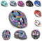 Byox Kinder Schutzhelm Y03 Größe S 48-54 cm einstellbar LED-Beleuchtung 8 Löcher, Farbe:bunt