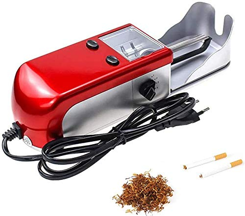 RWXCOW Machine a Tuber Electrique Automatique tubeuse a Cigarette Electrique Rouge