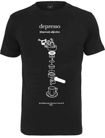 Mister Tee Herren T-Shirt Depresso Tee Black XS
