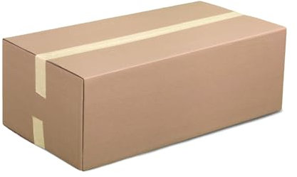 HaGa Carton 60 cm x 40 cm x 25 cm 5 pièces - Carton d'expédition emballage conforme DHL - Conforme à la norme Fefco 0201 - 520 g/m² avec vague B - Compact - Résistant - Manipulation facile grâce au