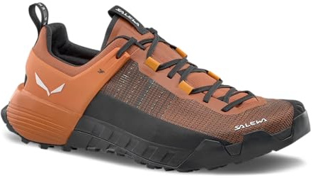 Salewa Men's Wildfire NXT Shoes - Lightweight, Breathable Trail Shoe for Hiking & Trekking - Bombay Brown/Tumeric - 11