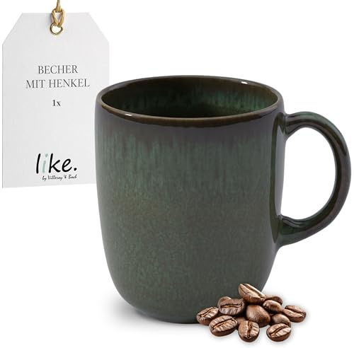 like. by Villeroy & Boch Lave Vert Becher mit Henkel 12,5x9x10,5cm