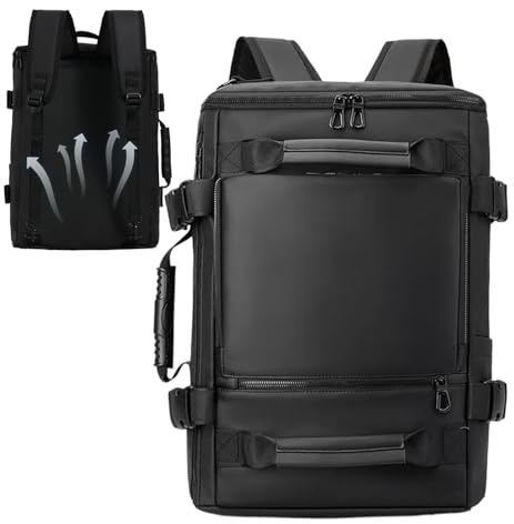 Mochila Portátil De Viaje | Bolsa De Día Elegante Para Computadora,Bolsa De Viaje Universitario Impermeable Para Estudiantes De Comercio De Gran Capacidad Mochila Diaria Para Portátil