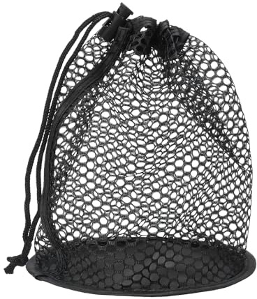 YELARXI Golf Ball Storage Bag Nylon Mesh Golf Pouch with Adjustable Drawstring Closure for Outdoor Sports Supplies