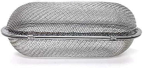 Stainless Steel Tea Ball Tea Seasoning Infuser Seasoning Strainers Tea Seasoning Filter Kitchen Tools Diffuser Spice Filter, Oval 1 Pc